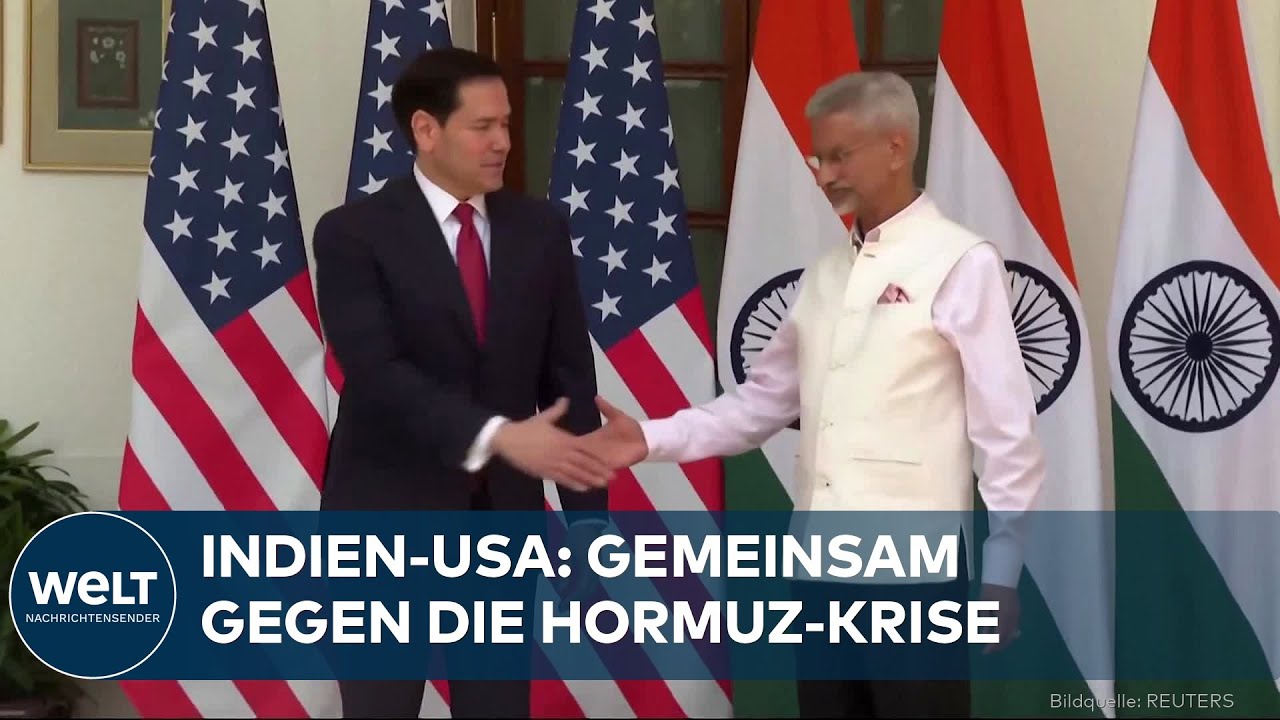 RUBIO IN NEU-DELHI: Erster Indien-Besuch des US-Außenministers - Krise um Straße von Hormus im Fokus