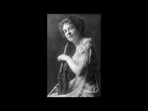Maud Powell (violin) - Zigeunerweisen (Sarasate) (1916)