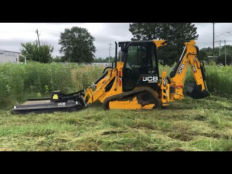 JCB 1CXT Backhoe with Brush Cutter