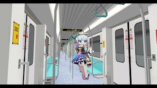 Kamisato Ayaka going home by Inazuma Subway
