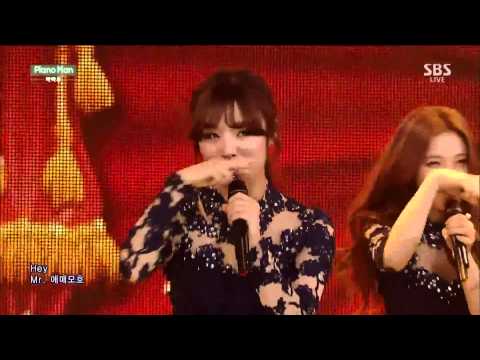 [1080p] 141228 MAMAMOO - Piano Man @ Inkigayo