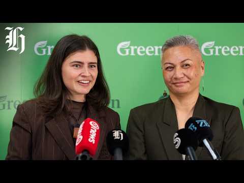 Thumbnail for NZ Herald Live: Green Party speaks to media