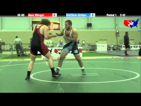Beau Wenger vs. Matthew Idelson at 2013 ASICS University Nationals - GR