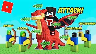 GUMAWA Ako ng TankDemic ARMY sa ROBLOX | BUILD AN ARMY | ROBLOX | Tagalog |