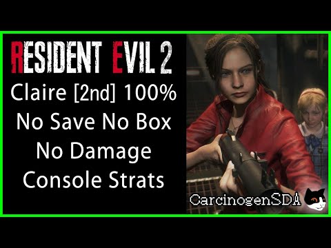 Resident Evil 2 Remake - Claire 2nd No Item Box No Save No Damage 100%