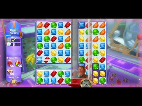 Willy Wonka's World of Candy Level 610 Complete - No Hacks (Android/IOS)