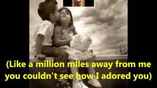 "My Eyes Adored You"  with lyrics  by, Frankie Valli