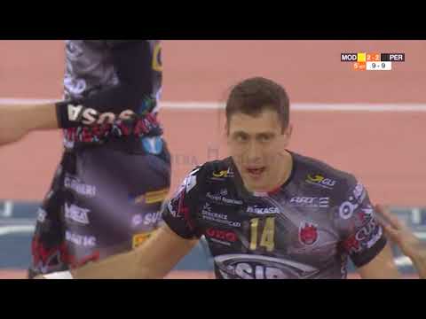 Highlights del 3-2 tra Azimut Modena e Sir Safety Conad Perugia