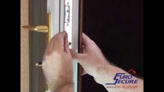Fitting A euro cylinder in a French Door - Slave Door
