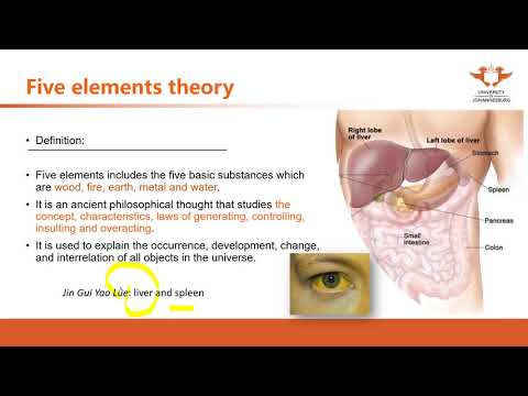 124.UJ online lectures: Basic theory 8:The five elements theory 1