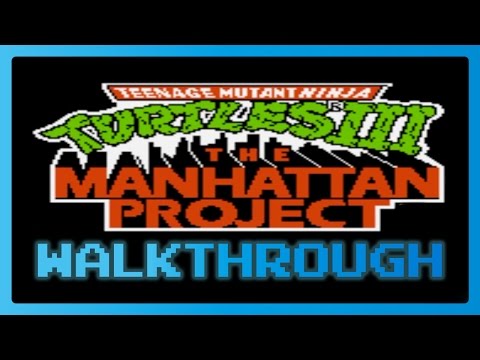 Teenage Mutant Ninja Turtles 3 - Manhattan Project (NES) Full Walkthrough No Commentary HD Longplay