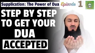 How to make Dua? step by step guide to get your Dua answered (Part 1/5)  | Mufti Menk
