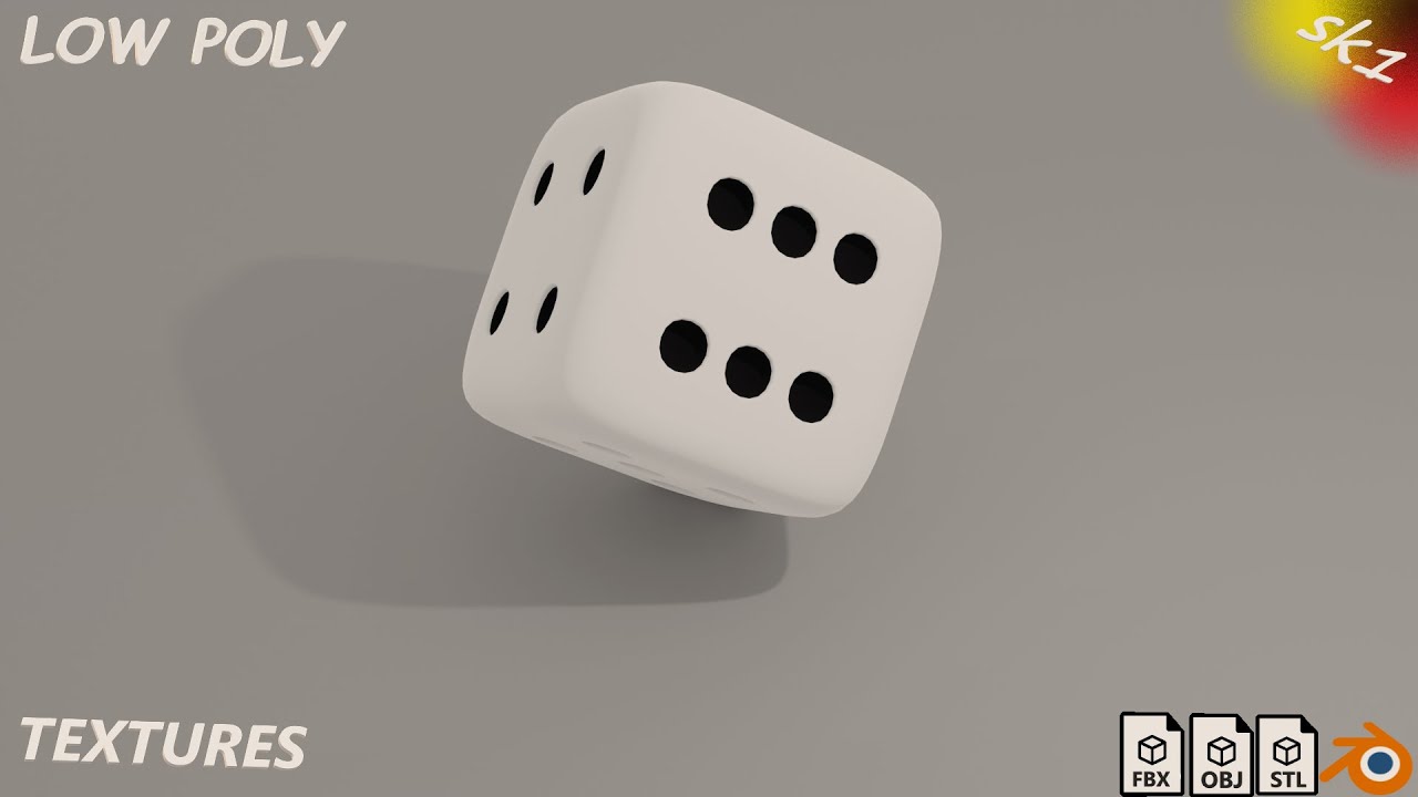 dice(part 1) | CGTrader