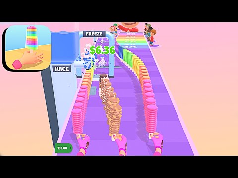 Popsicle Stack ​- All Levels Gameplay Android,ios (Levels 179-181)