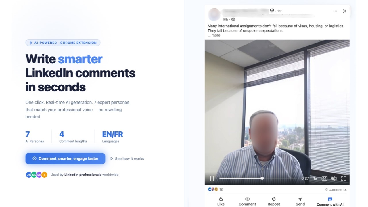 How I Write LinkedIn Comments 10x Faster with AI (Demo)