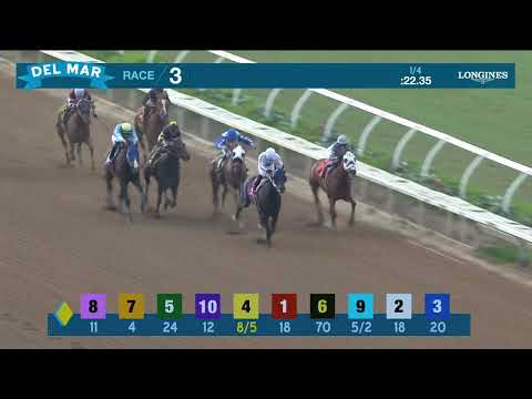Havoc wins race 3 at Del Mar 9/8/23.