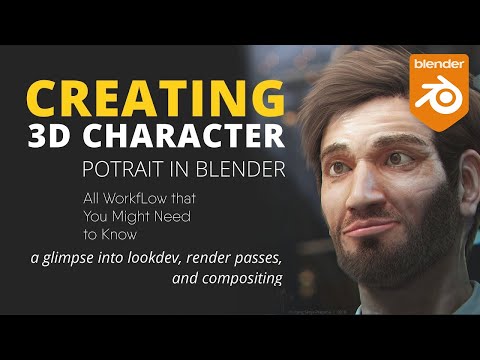 Creating 3D Character Portrait ( All workflow you need to know )