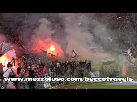 Inter-palermo 3-1 - Finale Coppa Italia 29 maggio 2011 Roma - Ingresso e inno d'Italia + coreografia