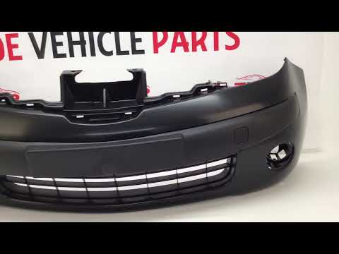 Fits Nissan Note 2006-2009 Front Bumper Mat Black video