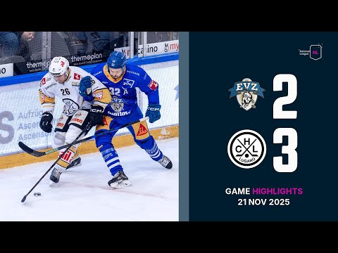 EV Zug vs. HC Lugano - Game Highlights