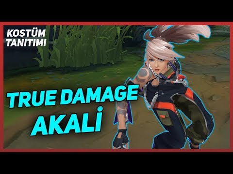 True Damage Akali Skin Preview - League of Legends
