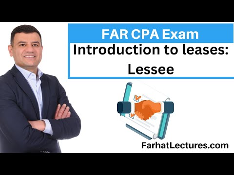 Introduction to Accounting for Leases Lessee CPA Exam FAR
