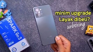 minim upgrade nih - tecno spark go 3 unboxing