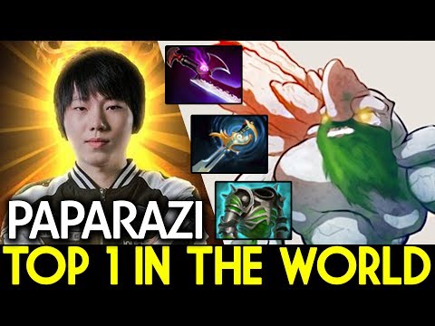 Top 1 MMR in The World Paparazi Plays Tiny ft IO Crit- 7.06 Dota 2