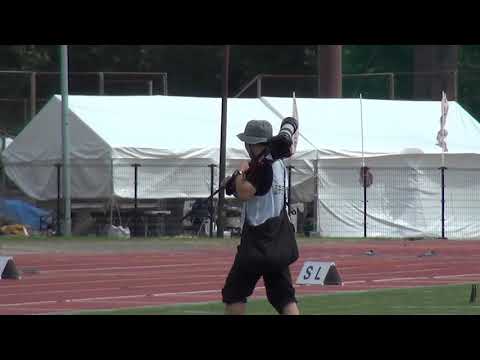 2019年IH アーチェリー 女子 個人 優勝決定戦 西嶋詩緒里（丹南 福井）VS 渡邉麻央（足立新田 東京）