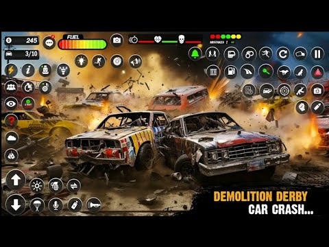 Demolition Derby 2024 Ai Arena Simulator|| Monster Truck Mega Ramp Stunt Driving Android Gameplay #3