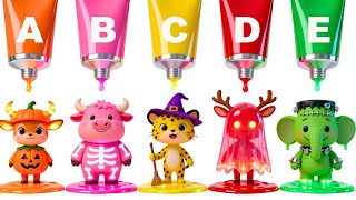 Download lagu ABC Colorful Halloween Safari Animal Song 1029 | ABCs & Colors Song For Kids | Halloween Song mp3