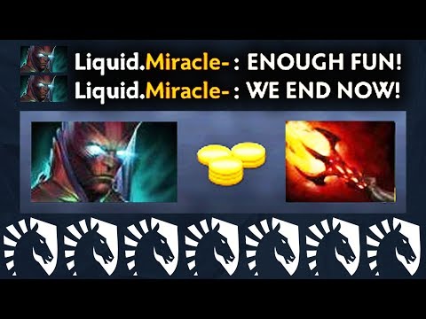 Miracle- [Terrorblade] Dagon INSTANT KILL - Liquid Battle Cup 7.22 Dota 2