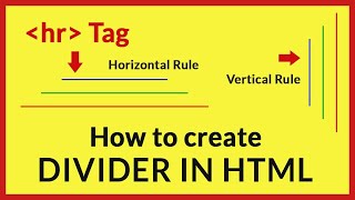 HOW TO CREATE UNDERLINE IN HTML | CSS DIVIDER | HOW TO CREATE DIVIDER IN HTML