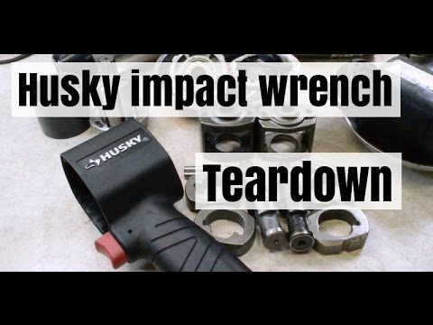 Teardown: Husky H4455 650 lb-ft air impact wrench review and comparison to IR, CP and Harbor Freight