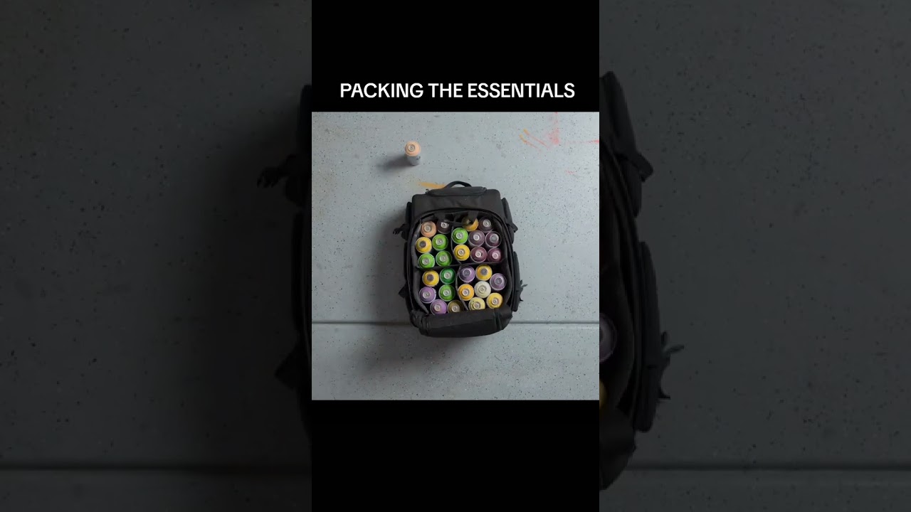 👑 GRAFFITI ESSENTIALS ONLY 👑 Whats goes in your bag? 😈 #Graffiti #streetart #Graffitiart #GmanGK