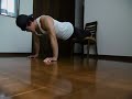 decline 100 push ups in one set 腕立て伏せ１００回