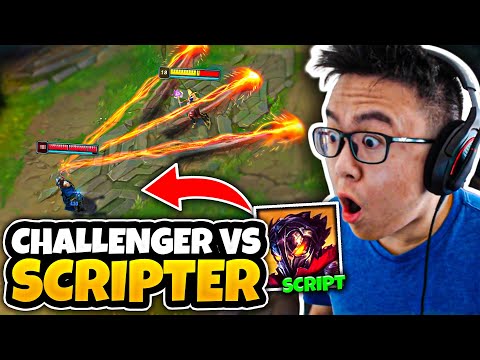 I destroyed a Scripter in high elo and then this happened... *CRAZY HACK*