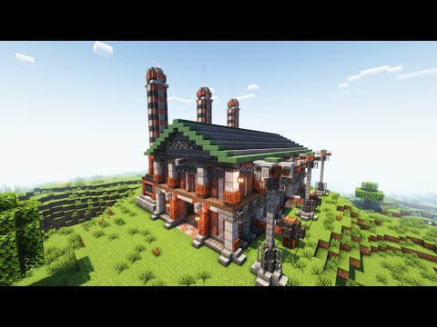 Ultimate Steampunk Factory Build Guide - Minecraft!