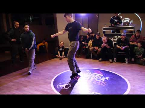 pro 1/4 final bboy Bruce Almighty vs Nani - брейкданс батл WINTER WARS 2020
