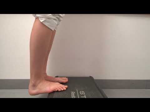 Exzentrisches Krafttraining der Achillessehne mit dem Alfredson Protokoll