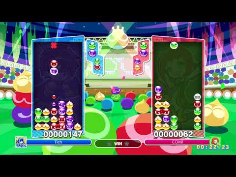 10 chain practice in Puyo Puyo eSports