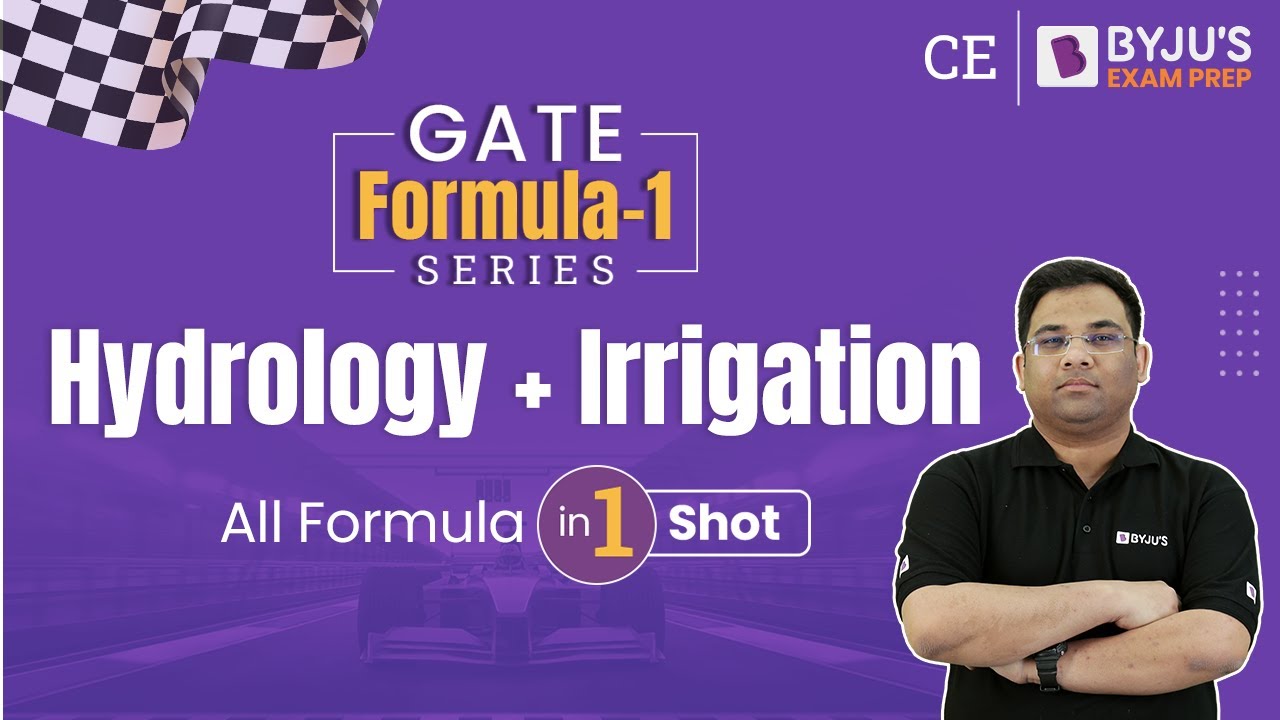 Hydrology and Irrigation Formulas | GATE Formula Revision | GATE Civil 2023 | BYJU'S GATE