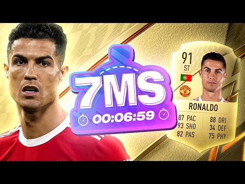 Cristiano Ronaldo 7 Minute Squad Builder!!!