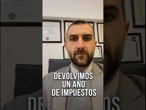 Devolvimos un año de impuestos