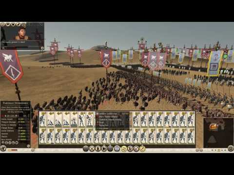 Total War- Rome 2 - Last stand in the desert - 4000 vs 14000