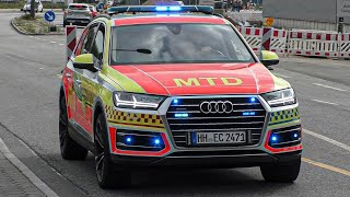 Download lagu [Blaulichtbomber | Hornwechsel & Mehr!] Einsatzfahrten Medizinischer Transportdienst Hamburg MTD!  mp3