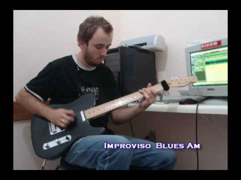 Guitarrista Tiuzinho - Improviso Blues Am