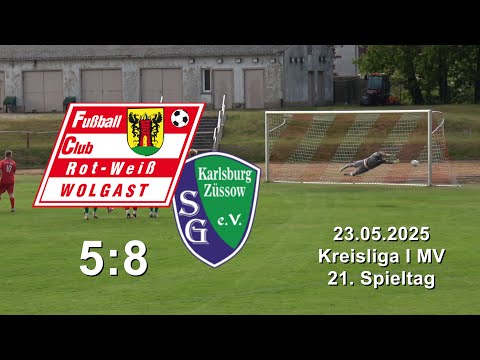 21.Spt. FC Rot-Weiß Wolgast II : SG Karlsburg\Züssow 5:8 KL MV