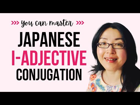 Japanese i-adjective conjugation