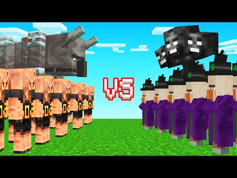 Fighting My FRIENDS With A MOB ARMY! (Minecraft)